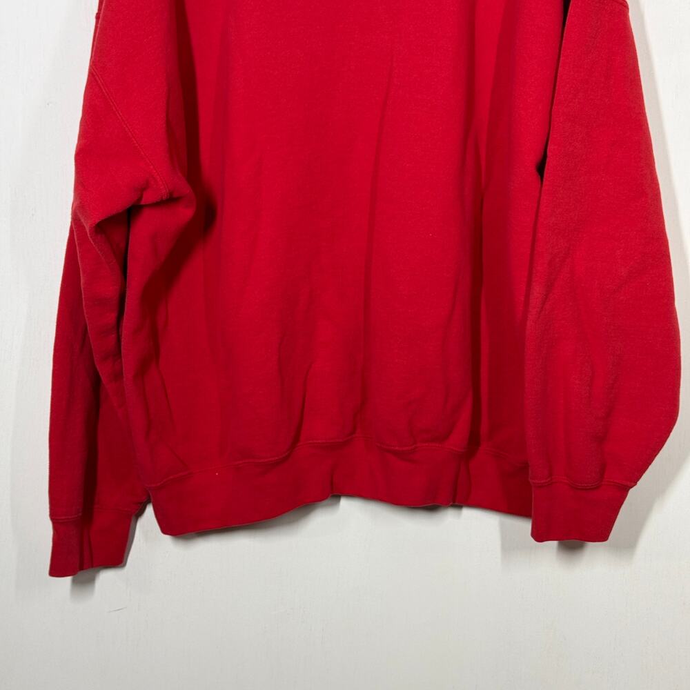 Vintage Majestic Chicago Blackhawks Sweatshirt Men's Size 2XL Red NHL‎ Pullover - Picture 6 of 10